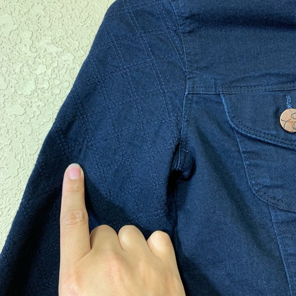 Jessica Simpson Jean jacket girls S - Picture 7 of 8